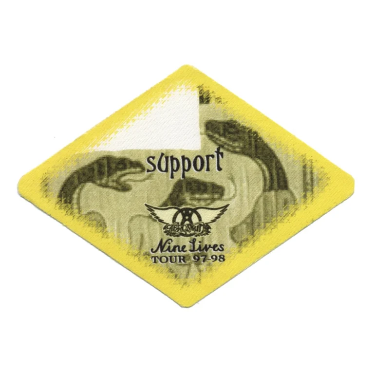 Aerosmith 1997 Nine Lives Concert Tour Support Backstage Pass