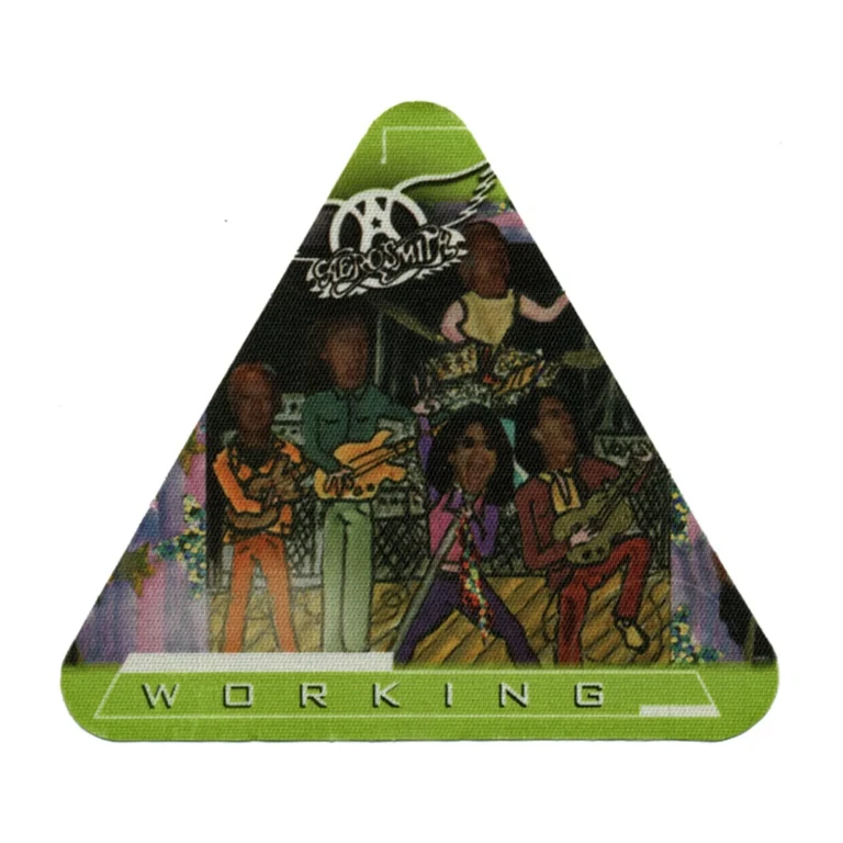 Aerosmith 2001 Just Push Play Concert Tour Working Backstage Pass