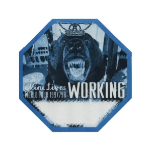 Aerosmith 1997 Nine Lives Concert Tour Working Backstage Pass