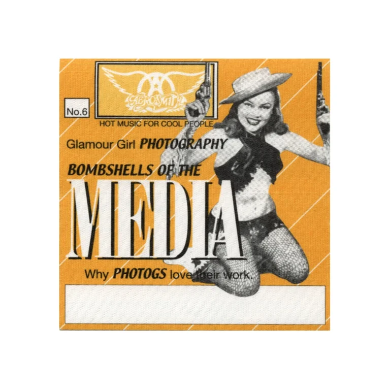 Aerosmith 1998 Nine Lives Concert Tour Media Backstage Pass