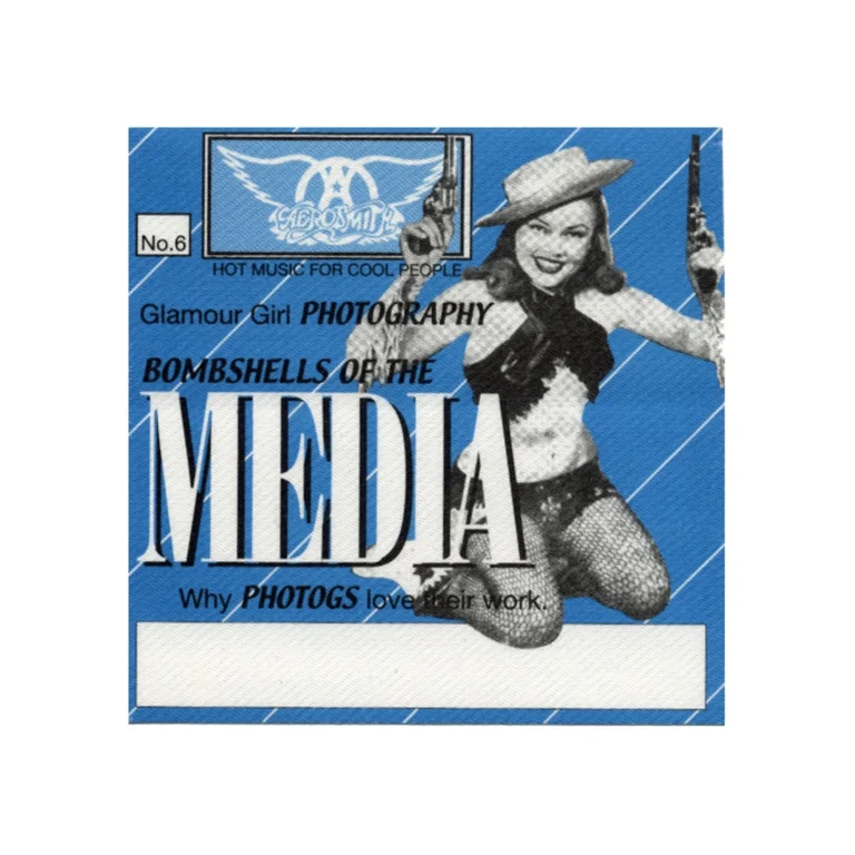 Aerosmith 1998 Nine Lives Concert Tour Media Backstage Pass