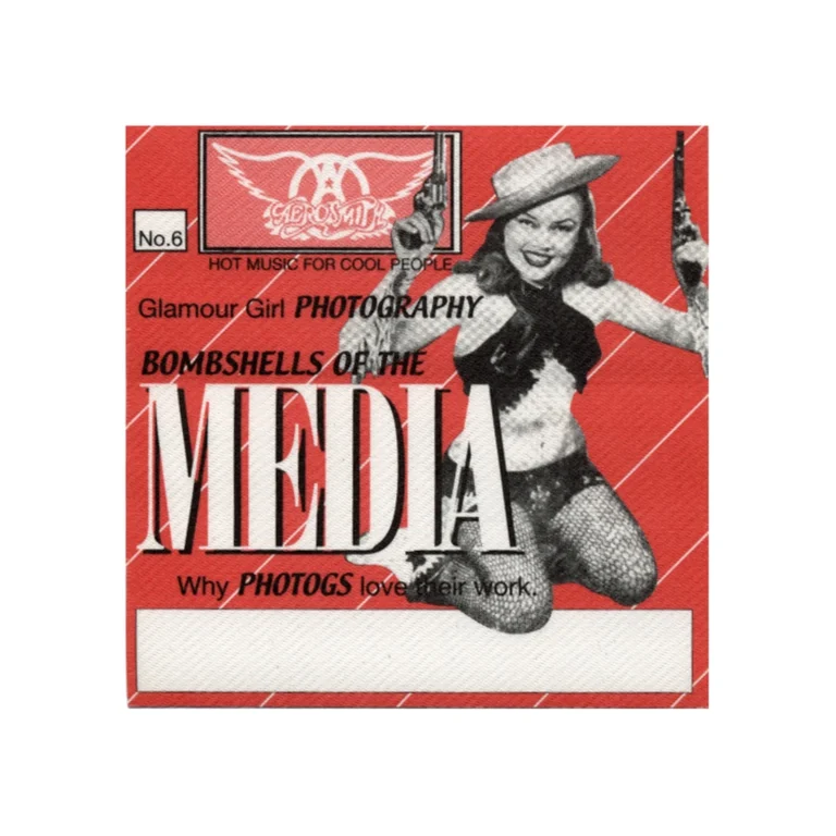 Aerosmith 1998 Nine Lives Concert Tour Media Backstage Pass