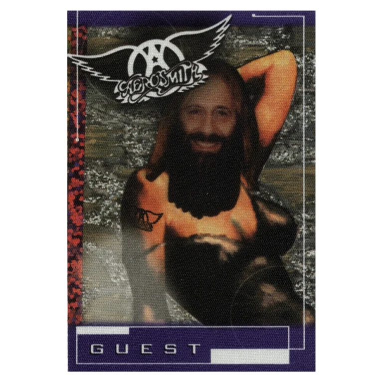 Aerosmith 2001 Just Push Play Concert Tour Guest Backstage Pass
