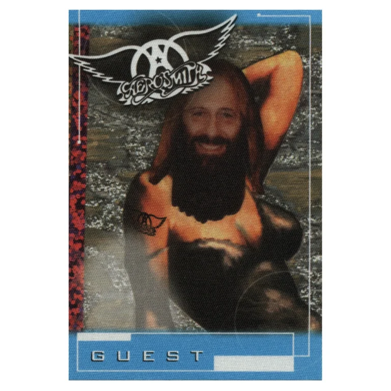 Aerosmith 2001 Just Push Play Concert Tour Guest Backstage Pass