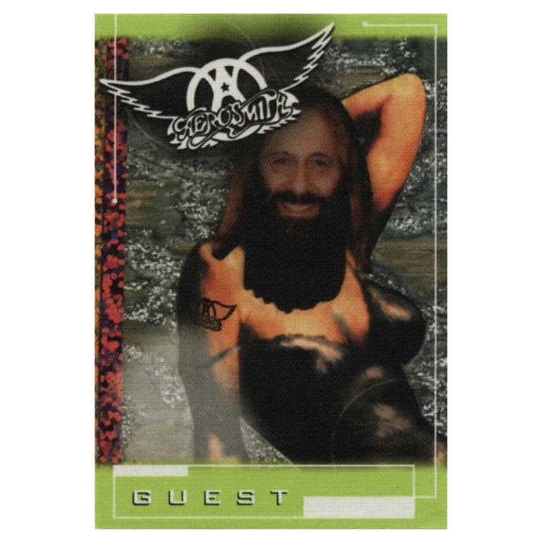 Aerosmith 2001 Just Push Play Concert Tour Guest Backstage Pass