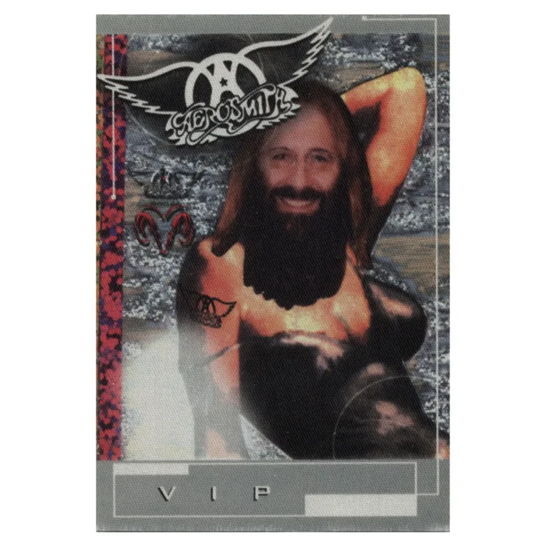 Aerosmith 2001 Just Push Play Concert Tour VIP Backstage Pass