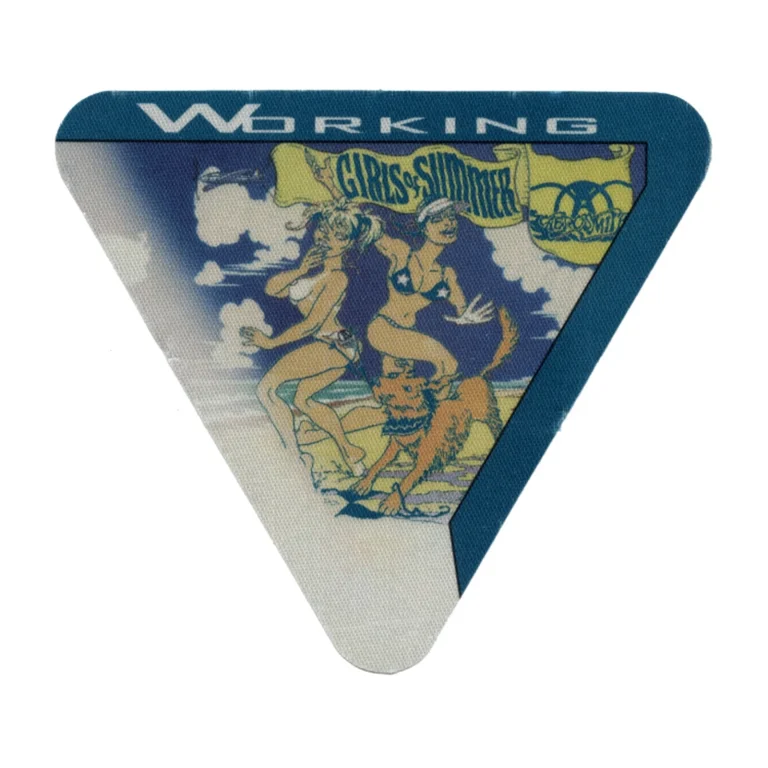 Aerosmith 2002 Girls of Summer Concert Tour Working Backstage Pass