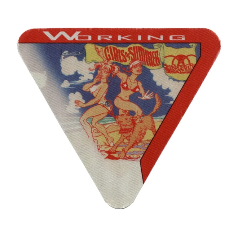 Aerosmith 2002 Girls of Summer Concert Tour Working Backstage Pass