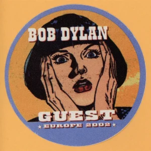 Bob Dylan 2002 Europe Concert Tour Guest Backstage Pass