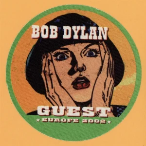 Bob Dylan 2002 Europe Concert Tour Guest Backstage Pass