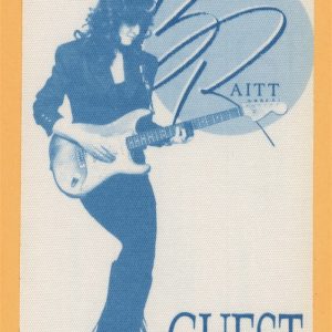 Bonnie Raitt 1989 Nick of Time Concert Tour GUEST Backstage Pass