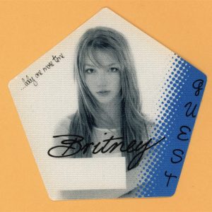 Britney Spears 1999 Baby One More Time Concert Tour Guest Backstage Pass
