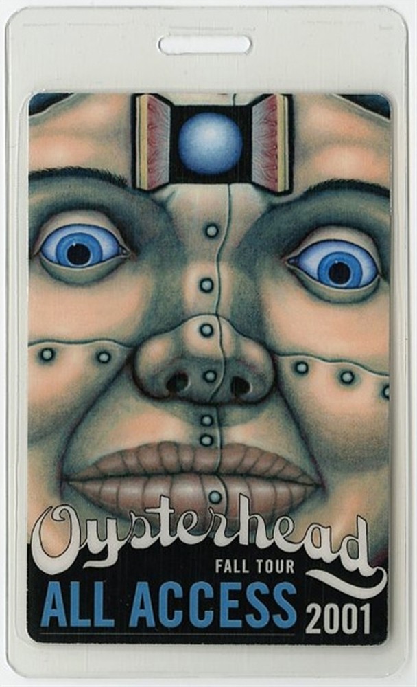 Oysterhead 2001 The Grand Pecking Order Tour All Access Laminated Backstage Pass