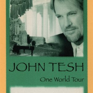 John Tesh 1999 One World Concert Tour STAFF Backstage Pass - NBA on NBC