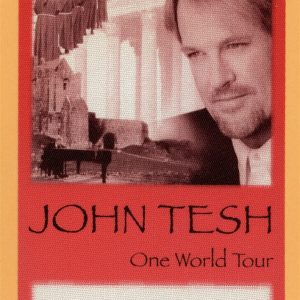 John Tesh 1999 One World Concert Tour STAFF Backstage Pass - NBA on NBC