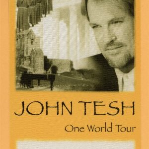 John Tesh 1999 One World Concert Tour STAFF Backstage Pass - NBA on NBC