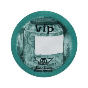 Aerosmith 1997 Nine Lives Concert Tour VIP Backstage Pass