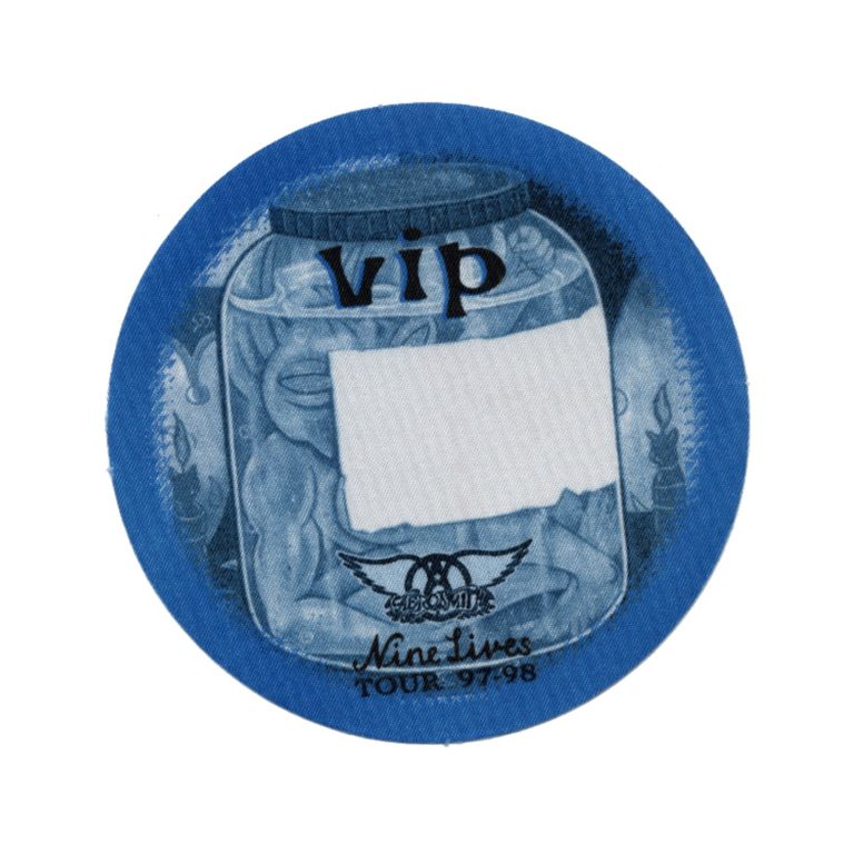 Aerosmith 1997 Nine Lives Concert Tour VIP Backstage Pass