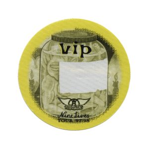 Aerosmith 1997 Nine Lives Concert Tour VIP Backstage Pass