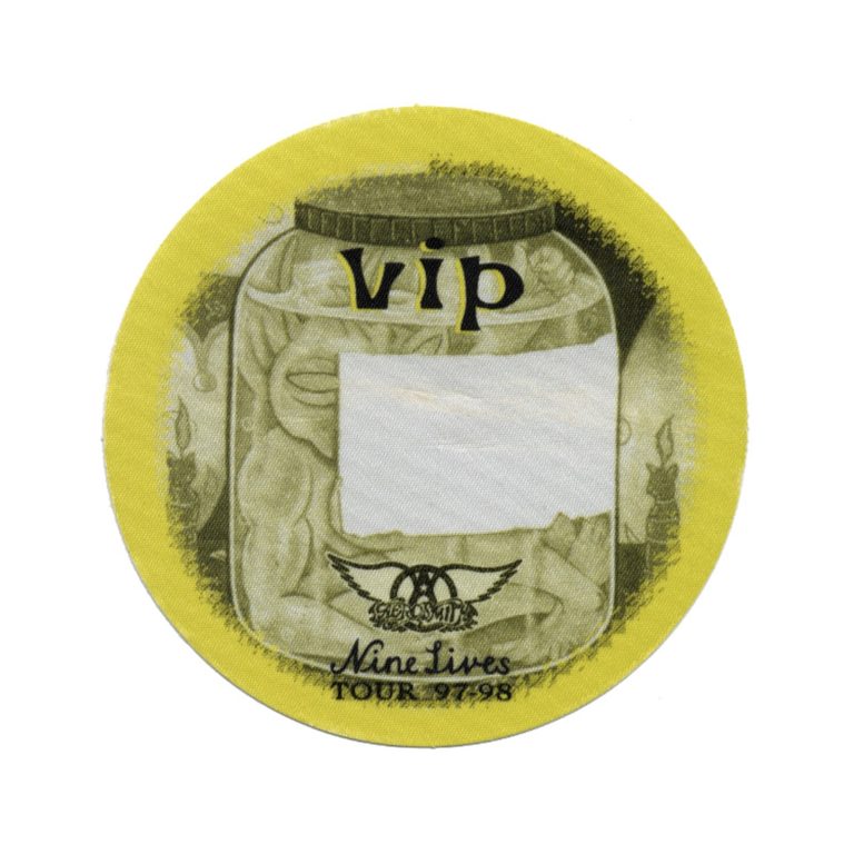 Aerosmith 1997 Nine Lives Concert Tour VIP Backstage Pass