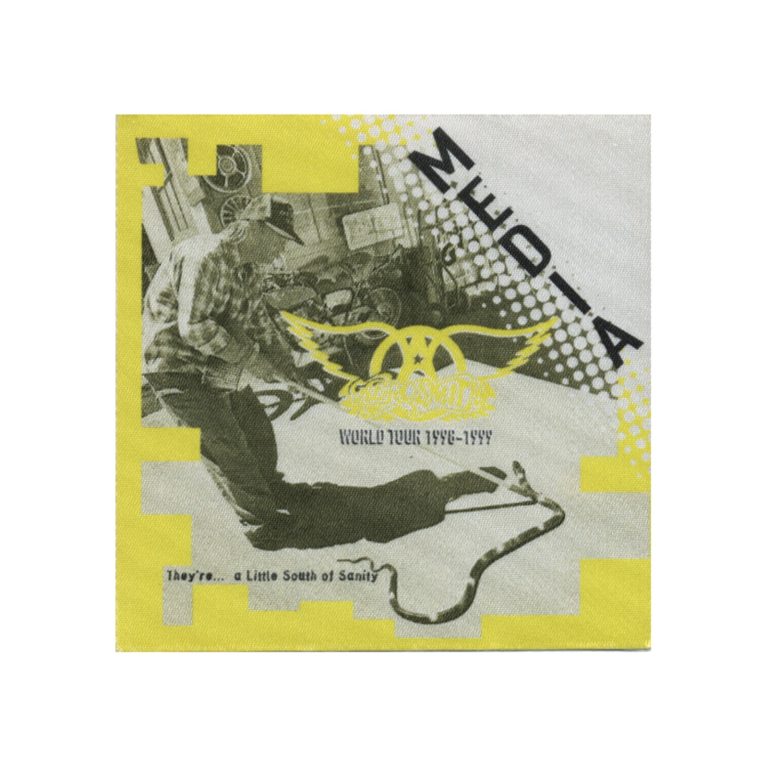 Aerosmith 1998 A Little South of Sanity Concert Tour Media Backstage Pass