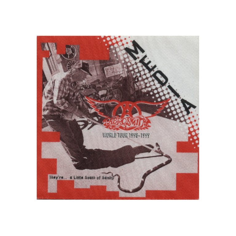 Aerosmith 1998 A Little South of Sanity Concert Tour Media Backstage Pass