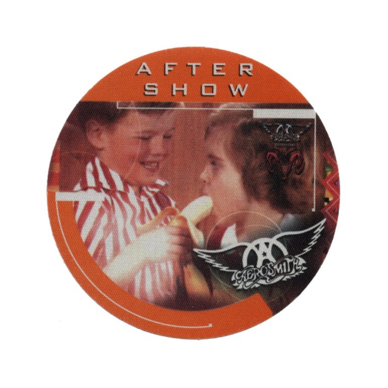 Aerosmith 2001 Just Push Play Concert Tour After Show Backstage Pass