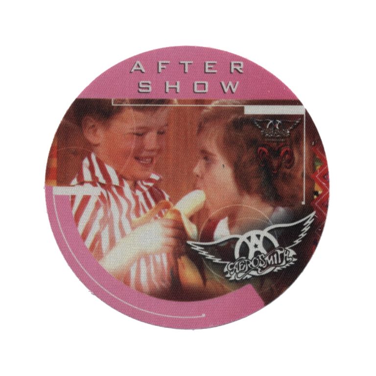 Aerosmith 2001 Just Push Play Concert Tour After Show Backstage Pass