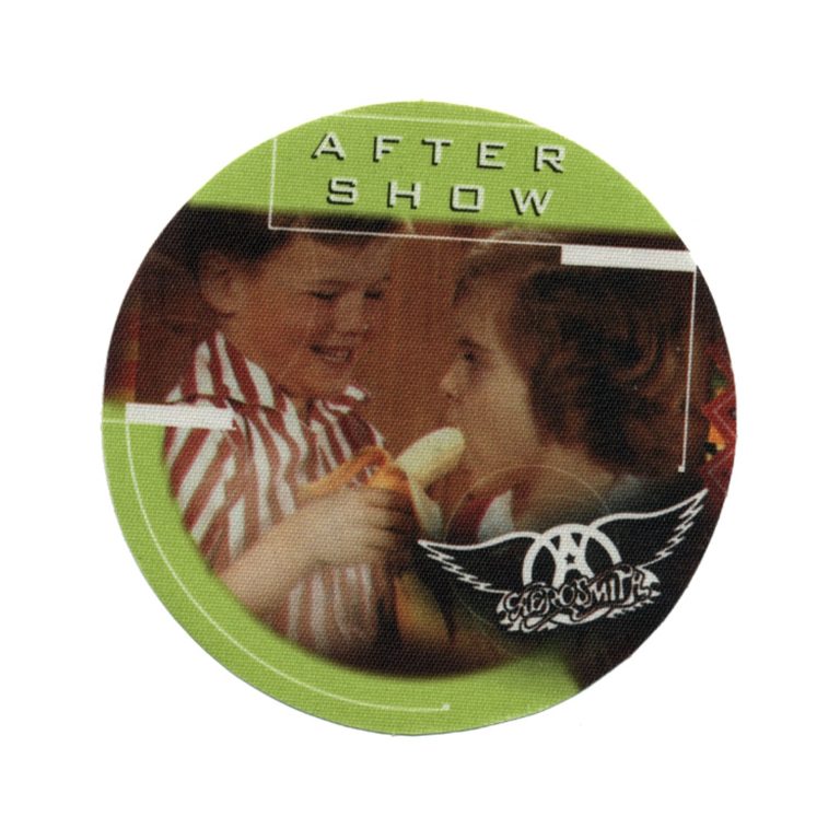 Aerosmith 2001 Just Push Play Concert Tour After Show Backstage Pass