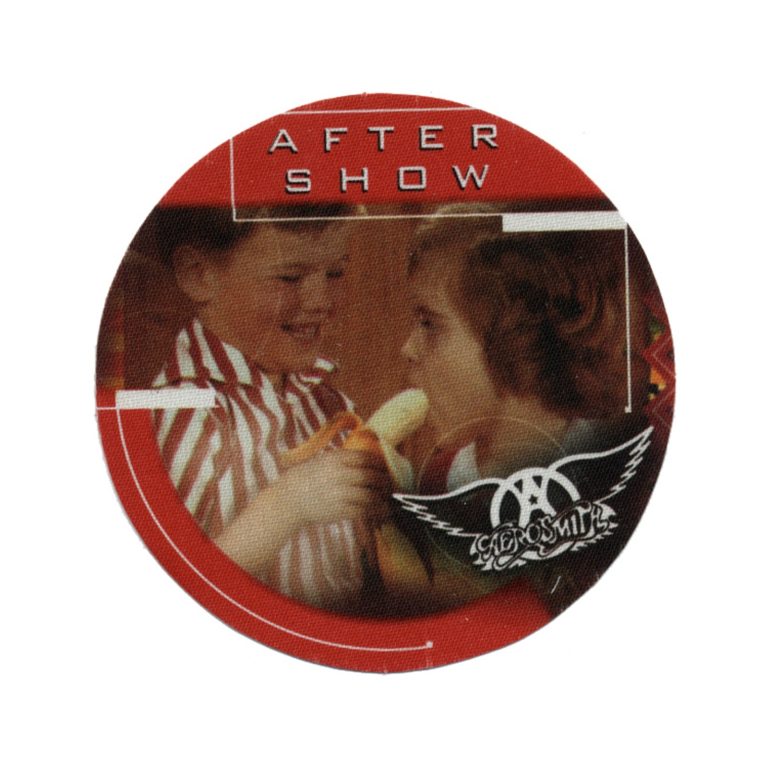 Aerosmith 2001 Just Push Play Concert Tour After Show Backstage Pass