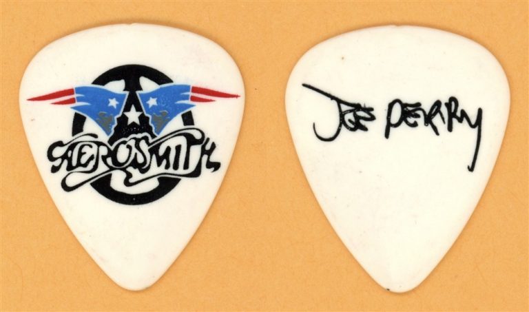 Aerosmith Joe Perry Vintage Tour Guitar Pick - 2001 Super Bowl XXXV