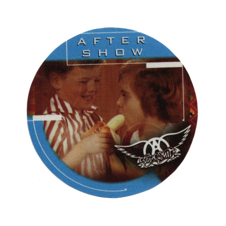 Aerosmith 2001 Just Push Play Concert Tour After Show Backstage Pass