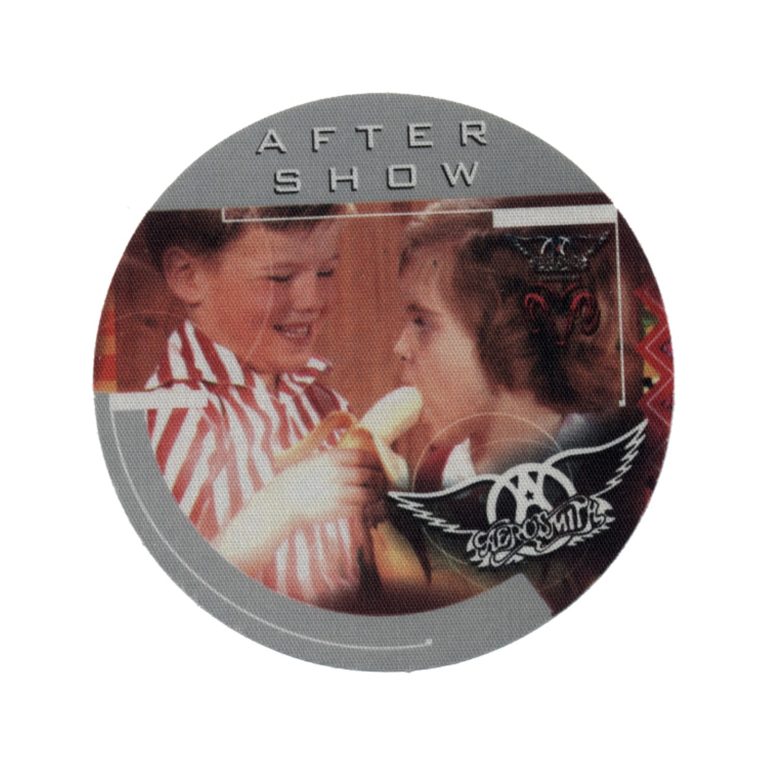 Aerosmith 2001 Just Push Play Concert Tour After Show Backstage Pass