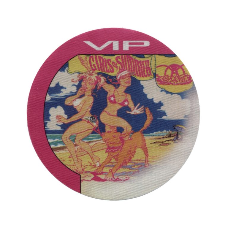 Aerosmith 2002 Girls of Summer Concert Tour VIP Backstage Pass