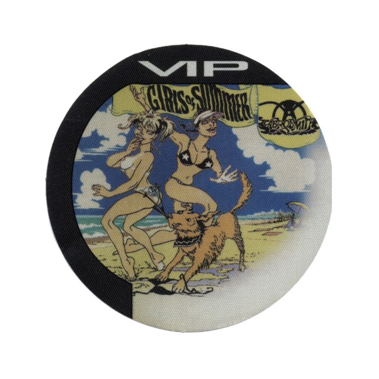 Aerosmith 2002 Girls of Summer Concert Tour VIP Backstage Pass