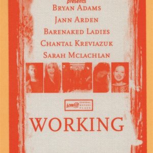 Bryan Adams 2002 Barenaked Ladies Concert Tour Working Backstage Pass