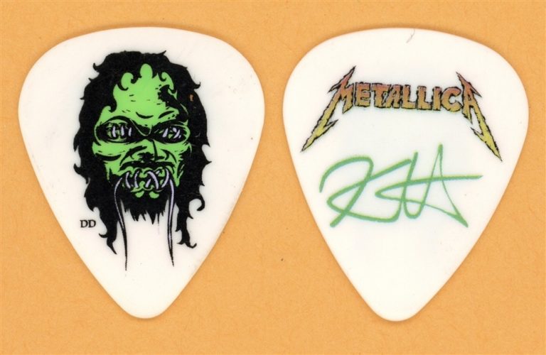 Metallica Kirk Hammett Vintage Guitar Pick - 2008 Death Magnetica Tour