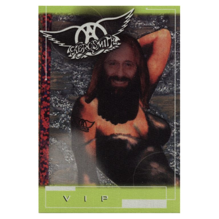 Aerosmith 2001 Just Push Play Concert Tour VIP Backstage Pass