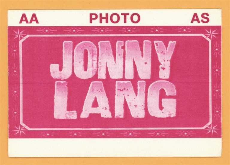 Jonny Lang 1999 Concert Tour ALL ACCESS Backstage Pass