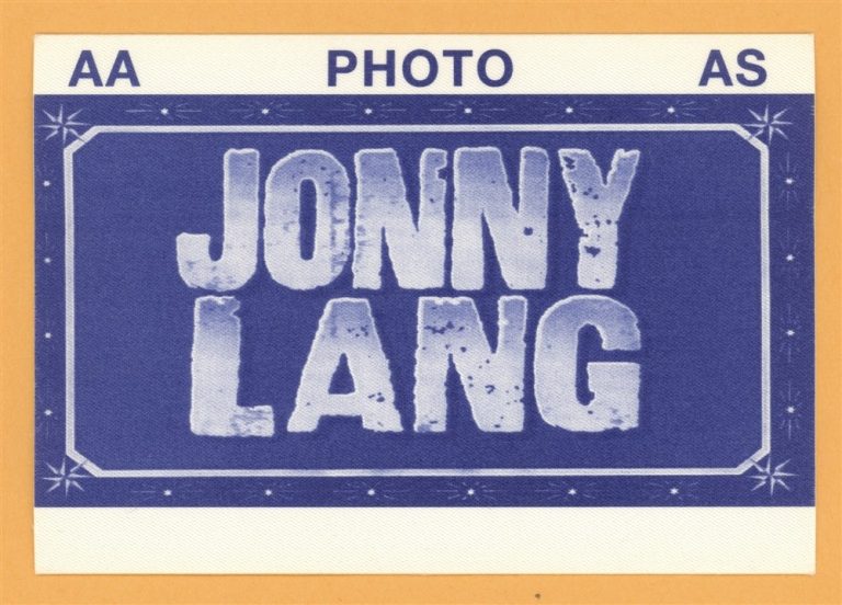 Jonny Lang 1999 Concert Tour ALL ACCESS Backstage Pass