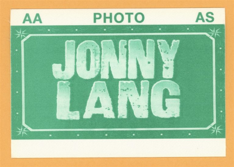 Jonny Lang 1999 Concert Tour ALL ACCESS Backstage Pass