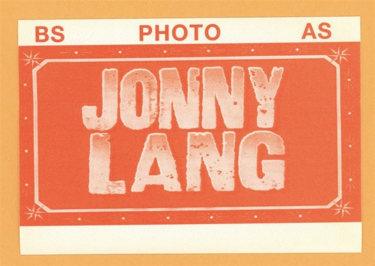 Jonny Lang 1999 Concert Tour ALL ACCESS Backstage Pass