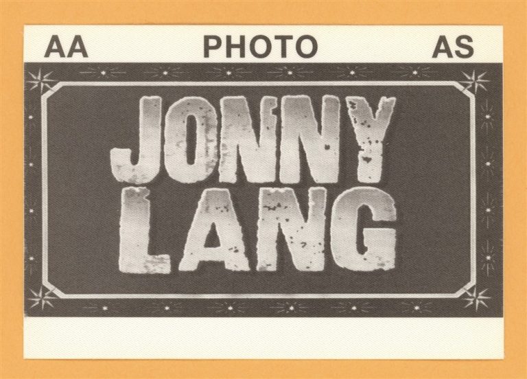 Jonny Lang 1999 Concert Tour ALL ACCESS Backstage Pass