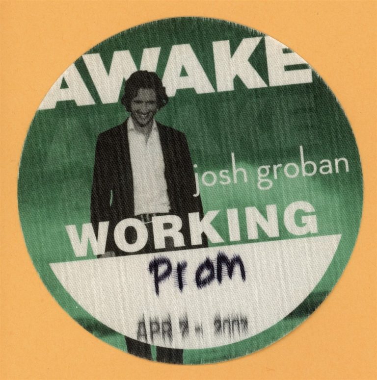 Josh Groban 2006 Awake Concert Tour WORKING Backstage Pass