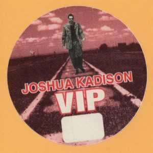 Joshua Kadison 1995 Concert Tour VIP Backstage Pass