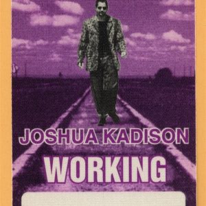 Joshua Kadison 1995 Concert Tour WORKING Backstage Pass