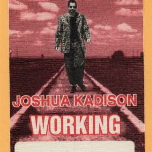 Joshua Kadison 1995 Concert Tour WORKING Backstage Pass