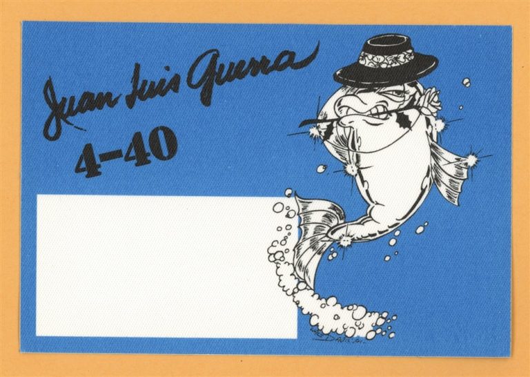 Juan Luis Guerra 1992 Areíto Concert Tour Backstage Pass