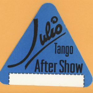 Julio Iglesias 1996 Tango Concert Tour AFTER SHOW Backstage Pass