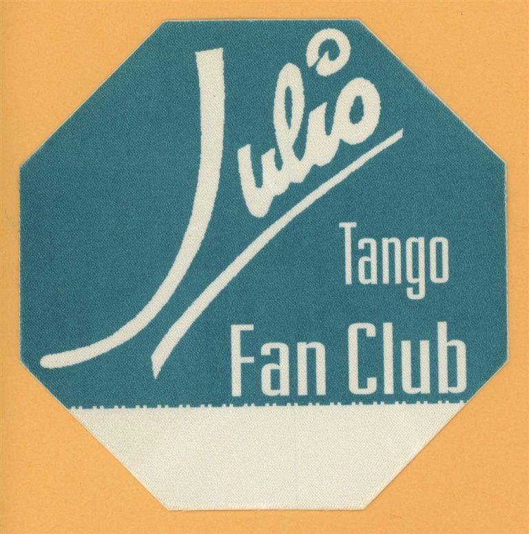 Julio Iglesias 1996 Tango Concert Tour FAN CLUB Backstage Pass